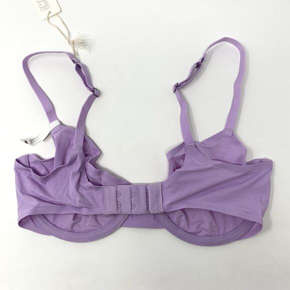 NEW Aerie Smoothez Purple Full Coverage Unlined Underwire Bra 32D - Picture 4 of 4